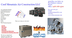 Desktop Screenshot of coolmountainair.com